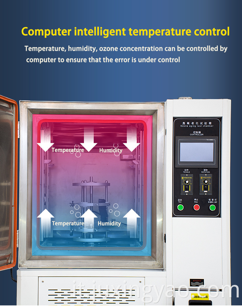 Ozone aging test chamber